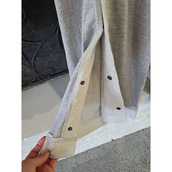 Free People Embers Wide-Leg Pants Heather Gray Women's XS Oversized Athleisure - Picture 4 of 12